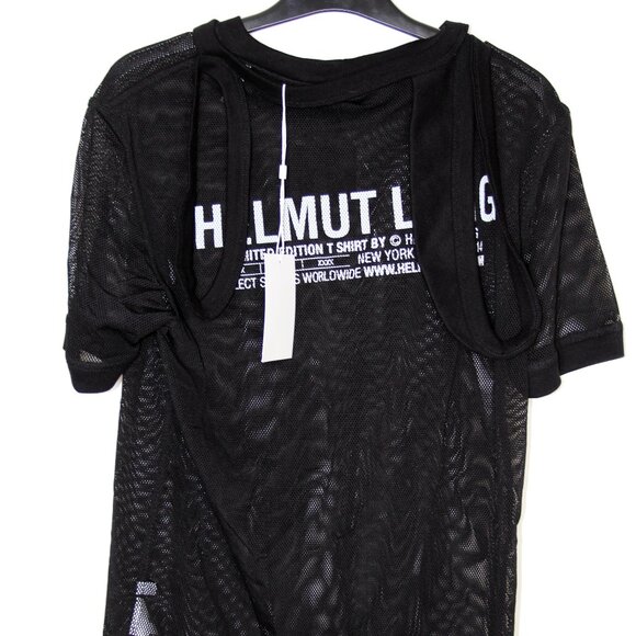 BNWT SS25 HELMUT LANG LOGO MESH T TSHIRT S - Picture 3 of 13